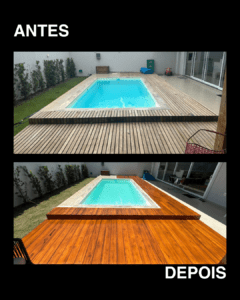 Antes x depois da obra